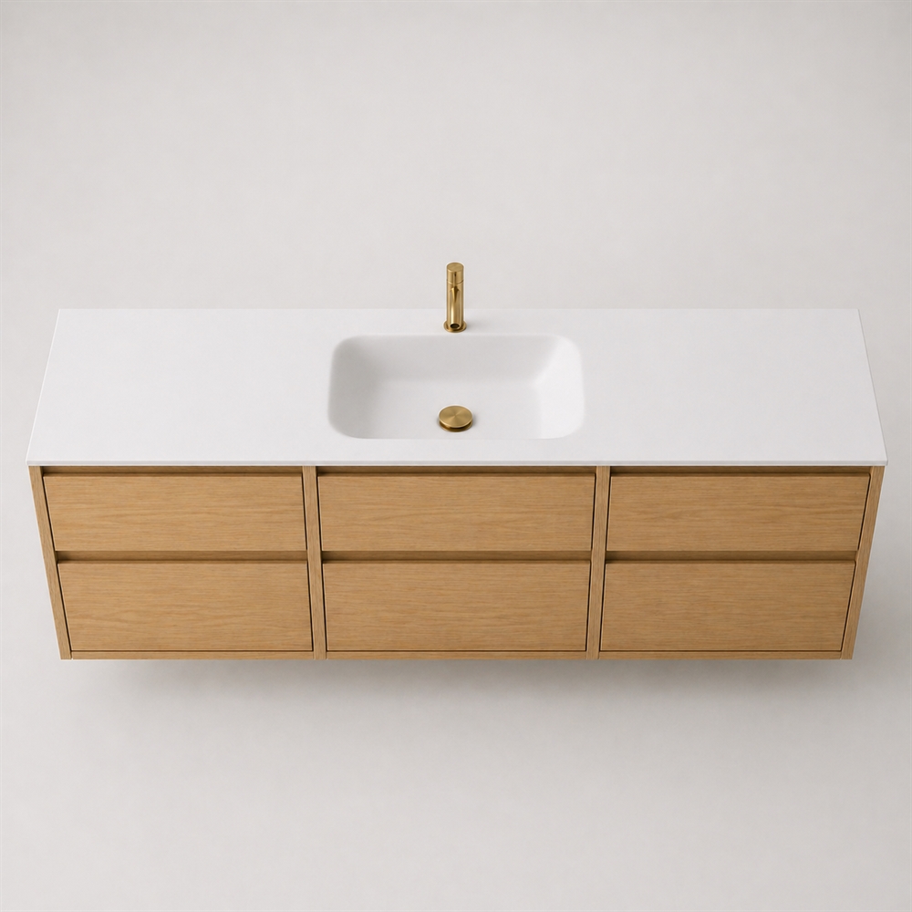 Corian wastafelbladen voor de badkamer