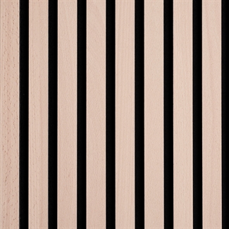 Akoestische panelen - Onbehandeld beukenfineer 60 x 240 cm