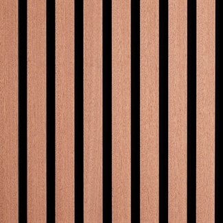 Akoestische panelen - Onbehandeld mahonie fineer 60 x 240 cm
