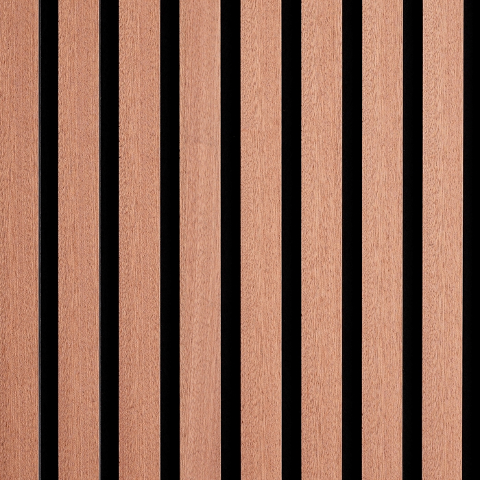 Akoestische panelen - Onbehandeld mahonie fineer 60 x 240 cm