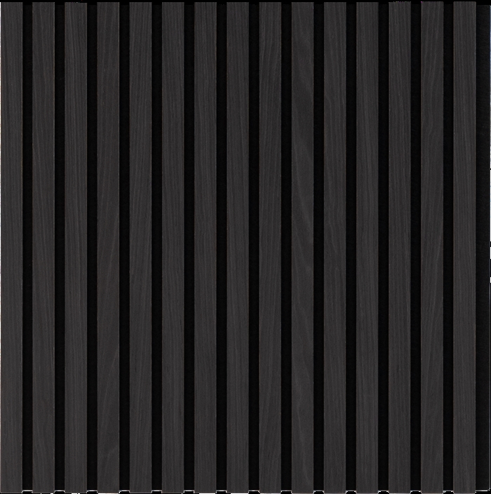 Akoestisch paneel - Zwart eiken look 60 x 240 cm 