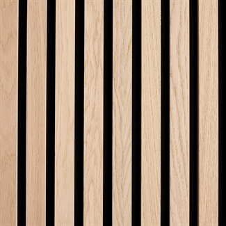 Akoestische panelen - Onbehandeld eiken triplexfineer 60 x 240 cm