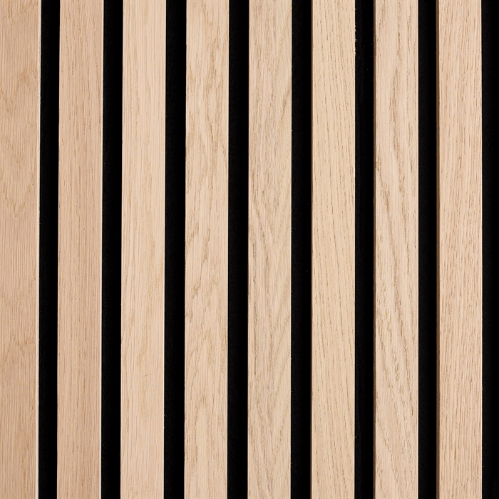 Akoestische panelen - Onbehandeld eiken triplexfineer 60 x 300 cm