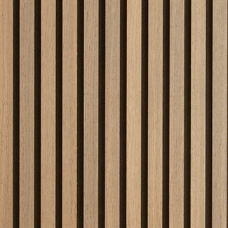 Akoestische panelen - Onbehandeld walnootfineer 60 x 240 cm