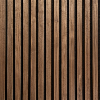 Brandvertragend akoestisch paneel - Gerookte eikenfineer 60 x 248 cm