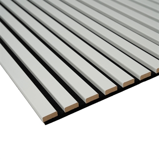 Melamine Akoestisch Paneel - Basiswit mat Melamine 60 x 240 cm