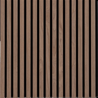 Akoestisch paneel - Donkere walnoot look 60 x 240 cm