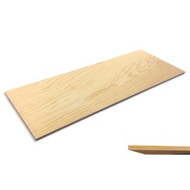 Plank van grenen multiplex schuine rand