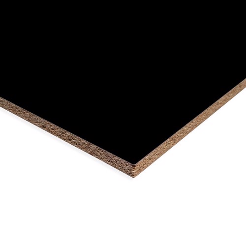 Zwart Melamine Spaanplaat